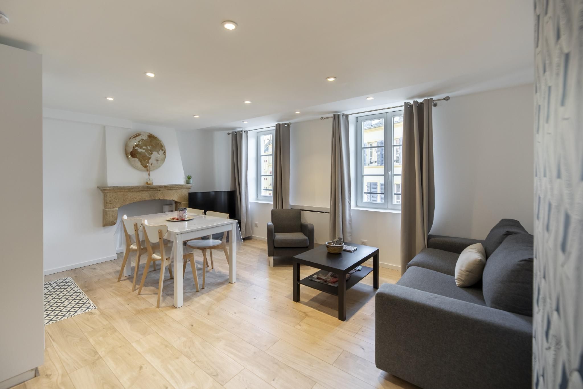 Appartement-Appartement-SDB privée avec baignoire-Vue ville