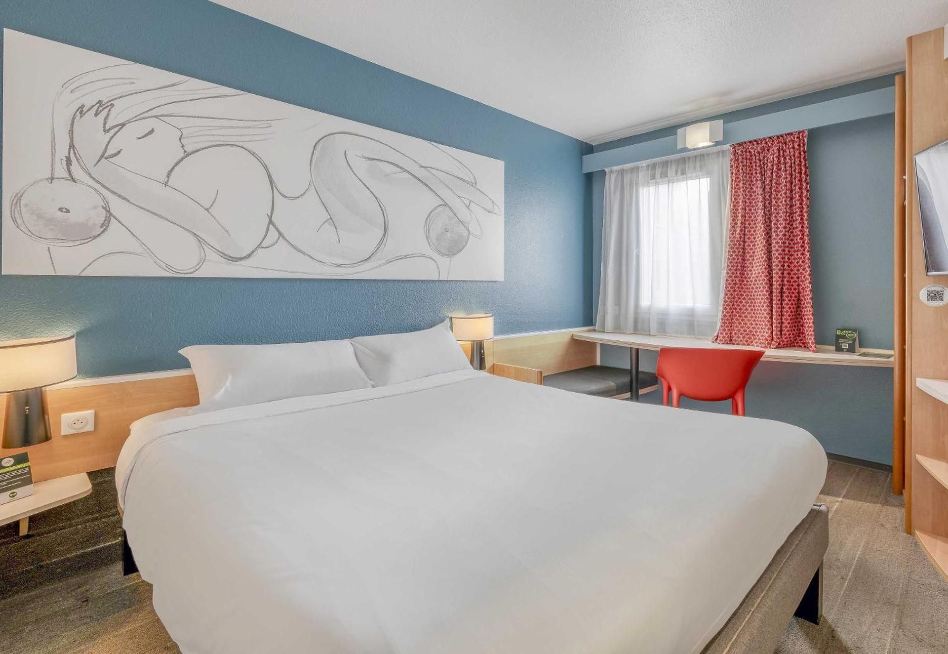 B&B HOTEL Bordeaux Merignac Cadera Aeroport Double Room - Disability Access