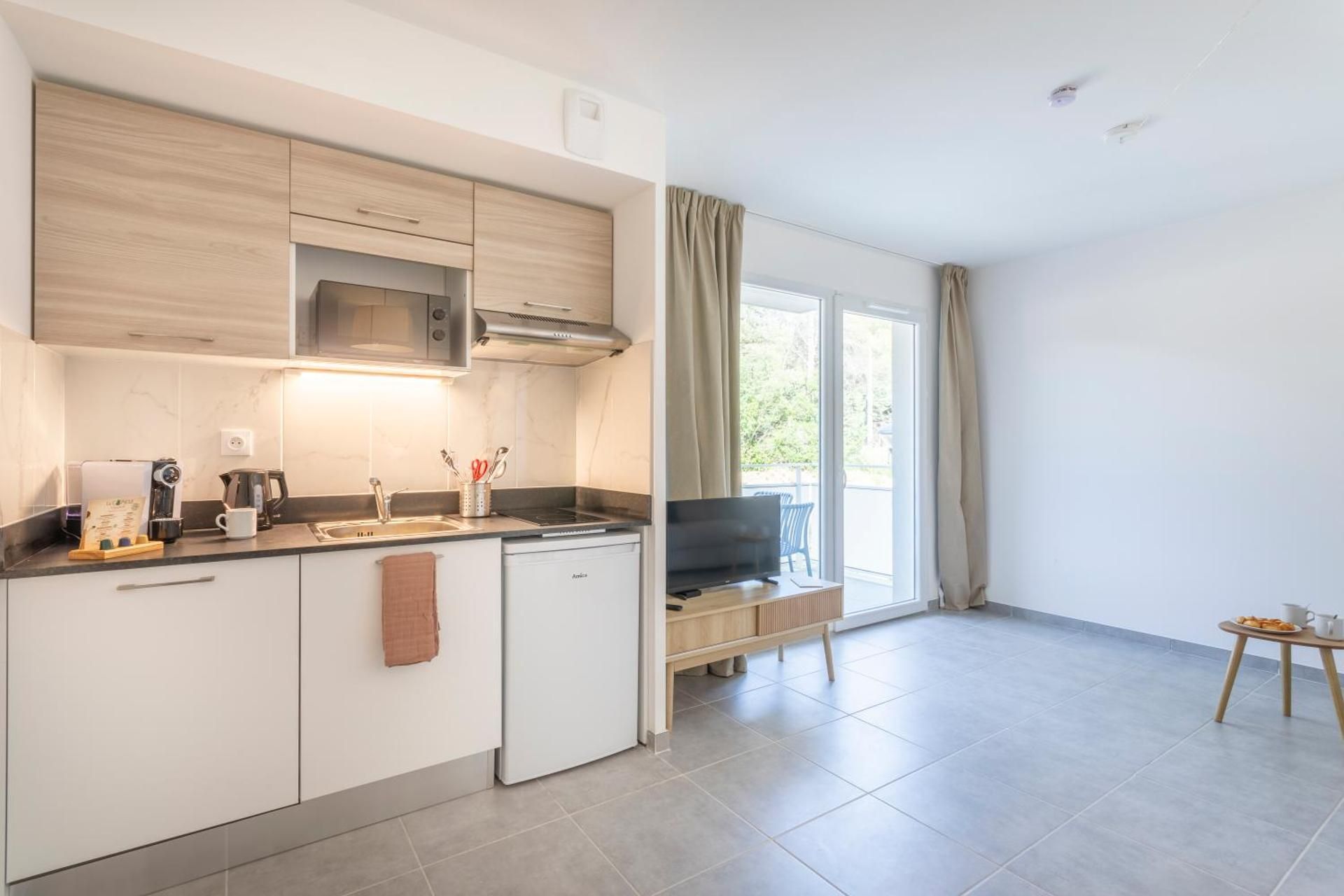 Studio with Air Conditioning, Terrace or Balcony (2 People)