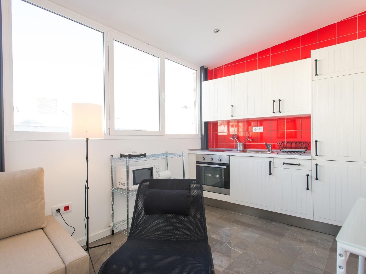 Apartment-Private Bathroom-Terrace-1 dormitorio