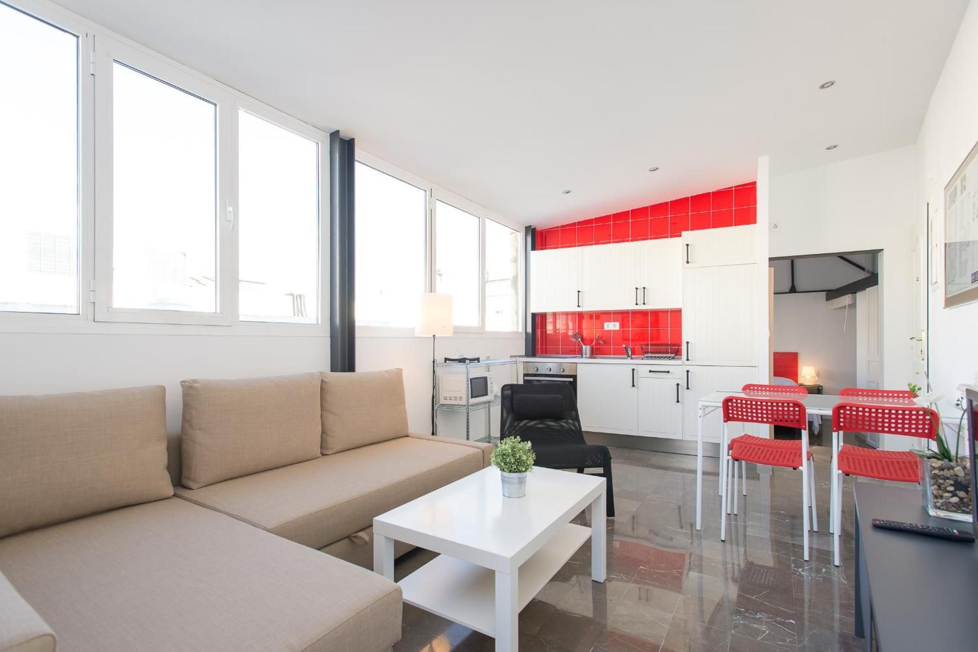 One-Bedroom Apartment with Terrace