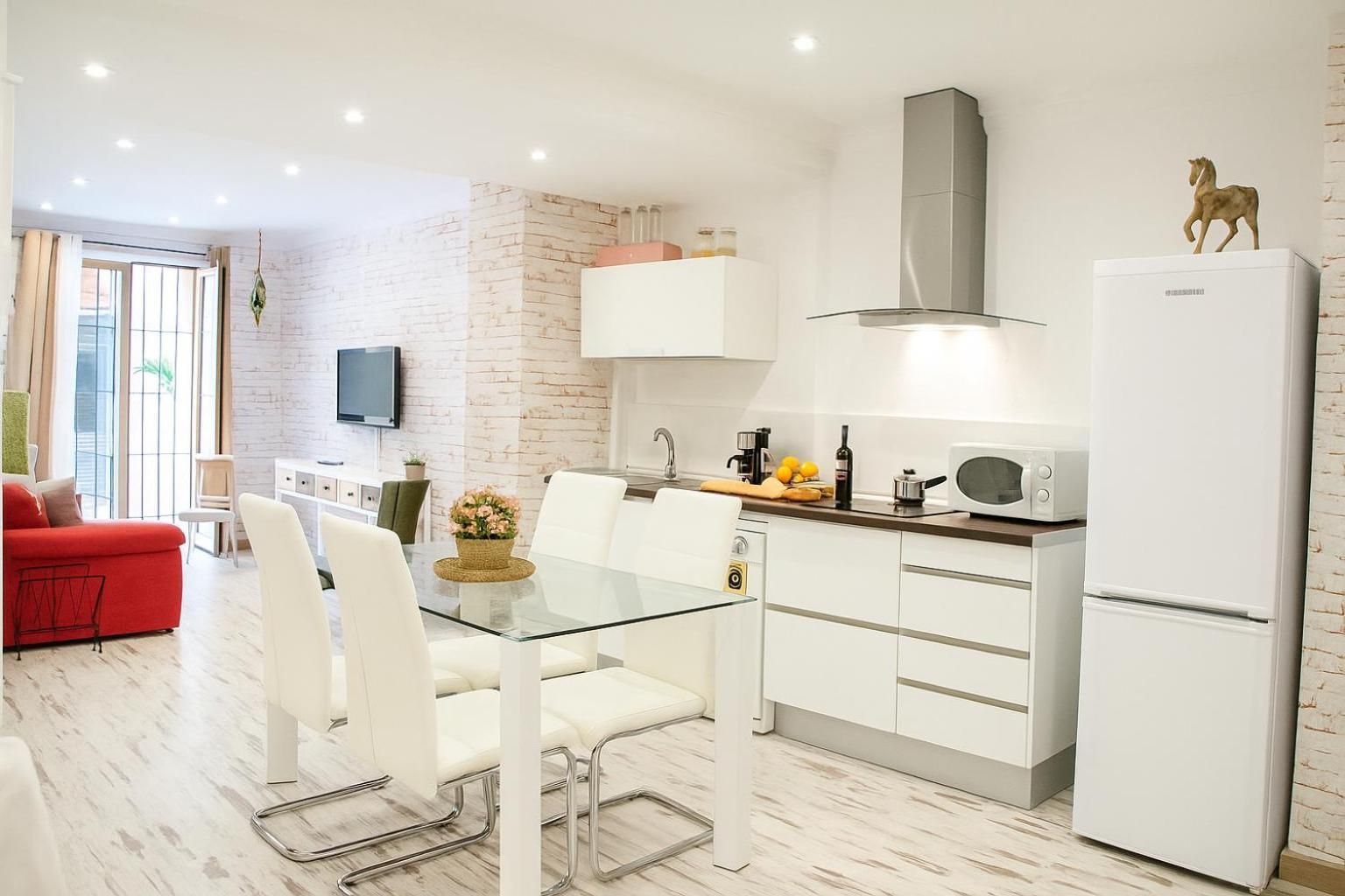 One-Bedroom Apartment with Garden View