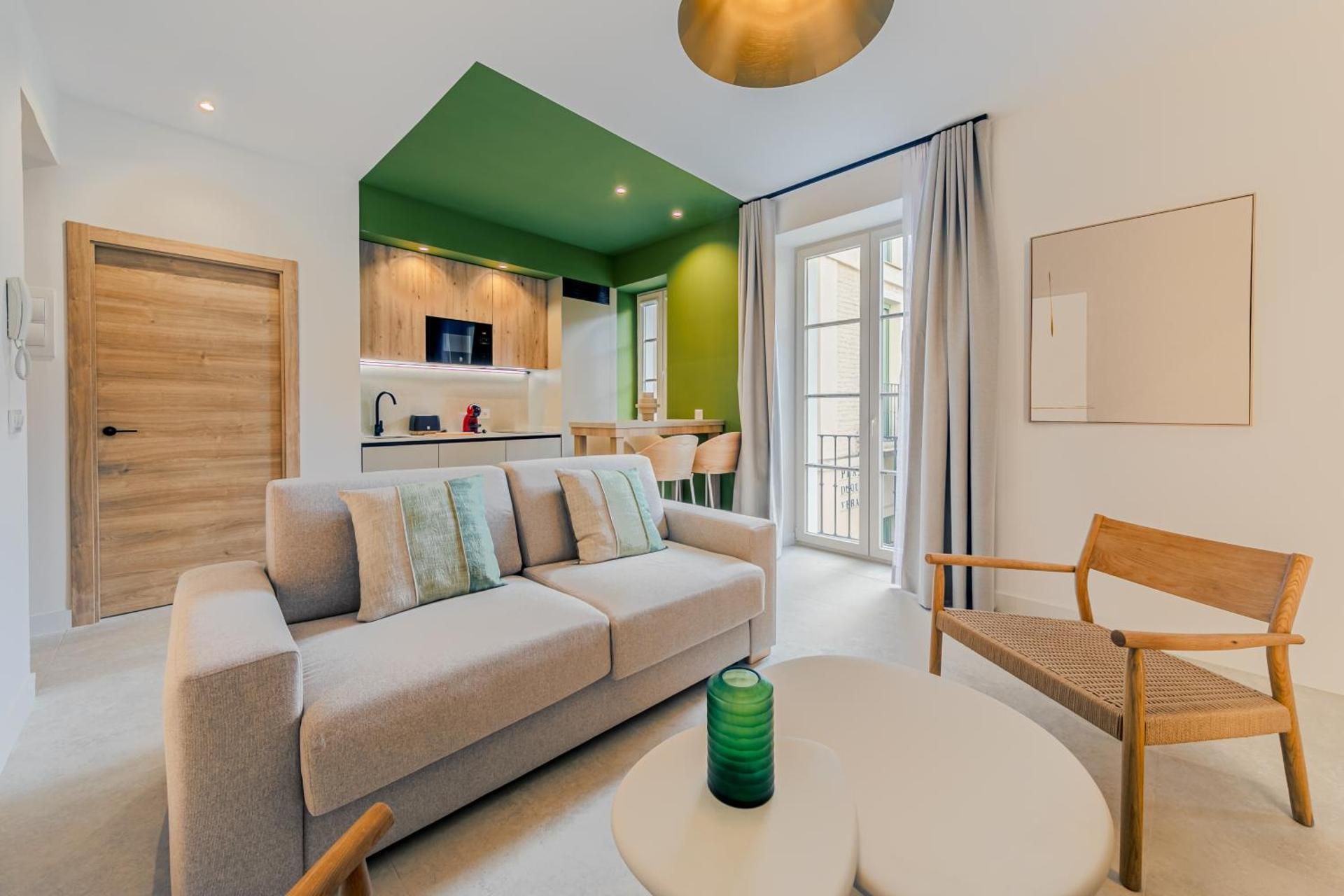 One-Bedroom Apartment with Balcony