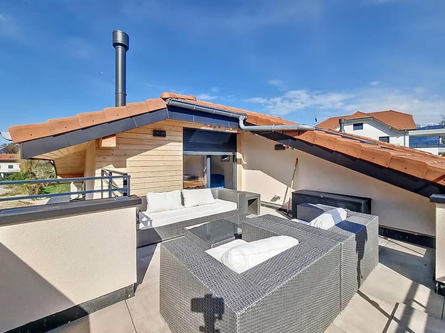 Family Room with Shared Bathroom
