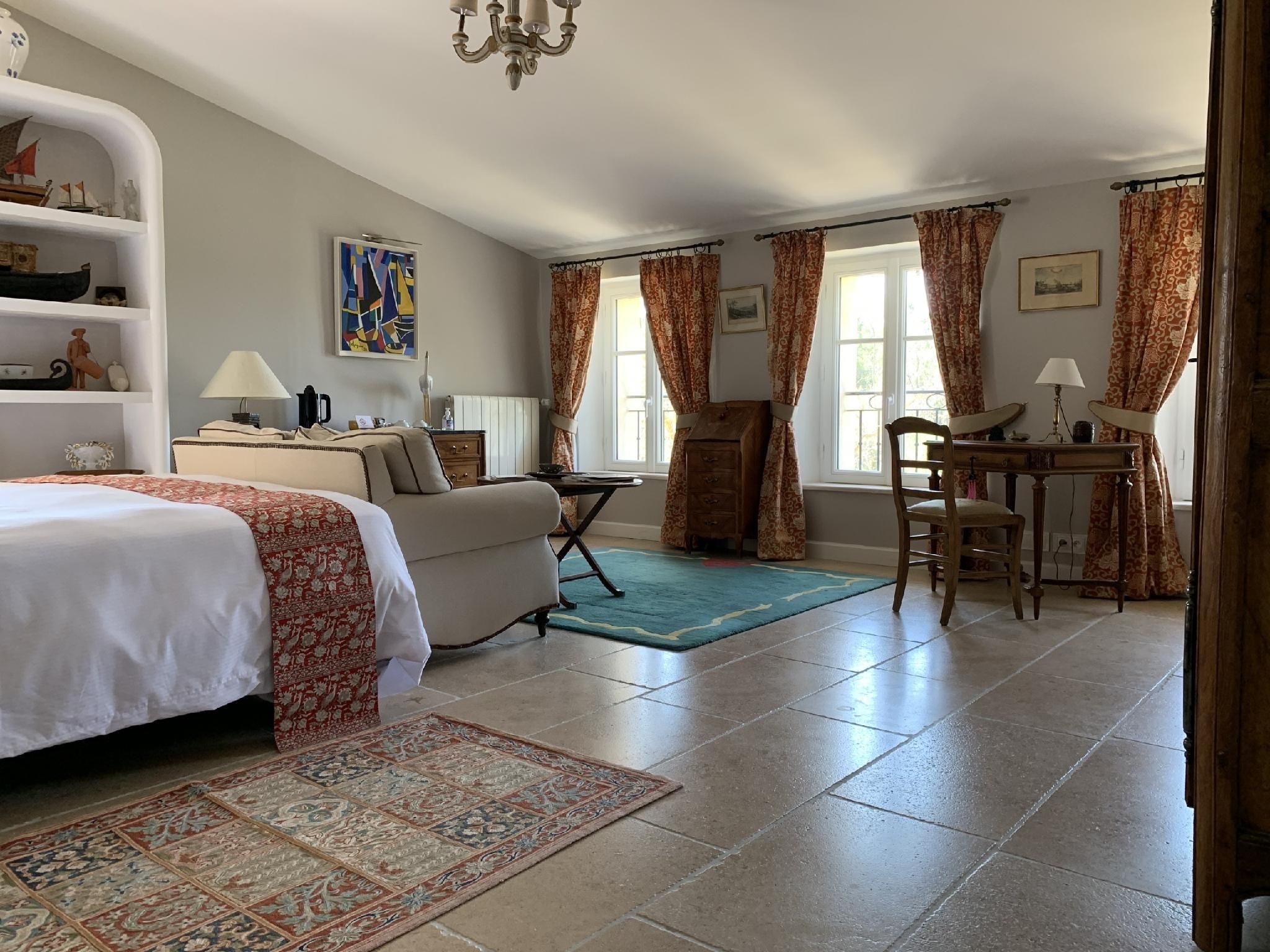 Double-Supérieure-Salle de bain privée séparée-Vue sur Jardin