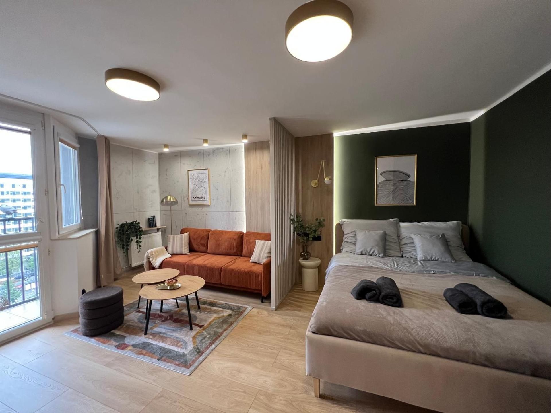 One-Bedroom Apartment with Balcony and City View