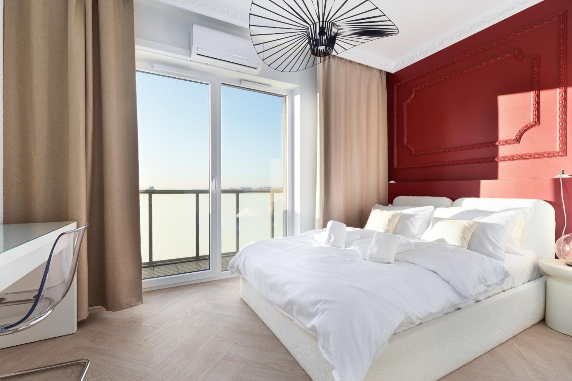 One-Bedroom Apartment with Balcony and City View