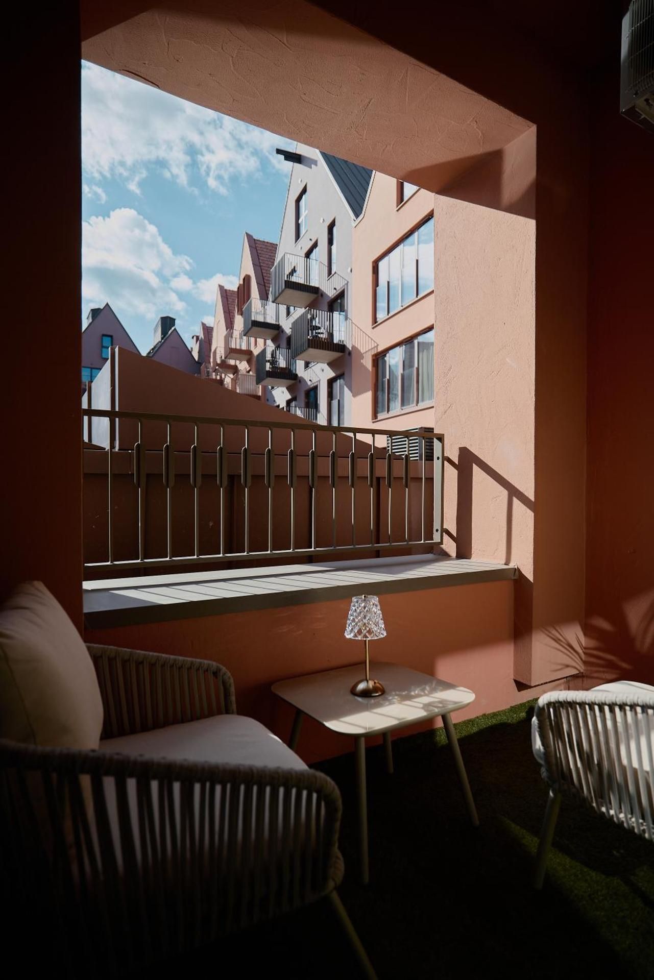 Studio with Balcony