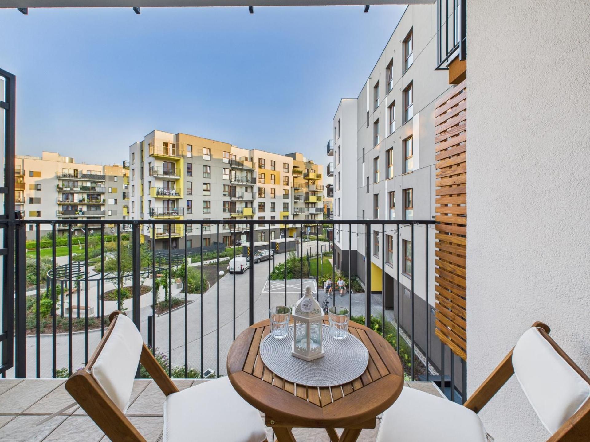 Studio with Balcony