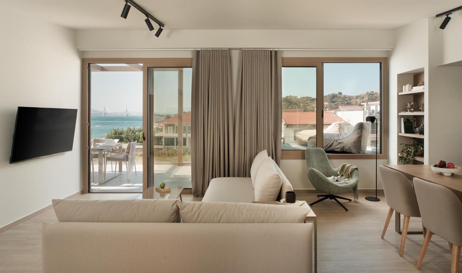 Two-Bedroom Apartment with Balcony and Sea View