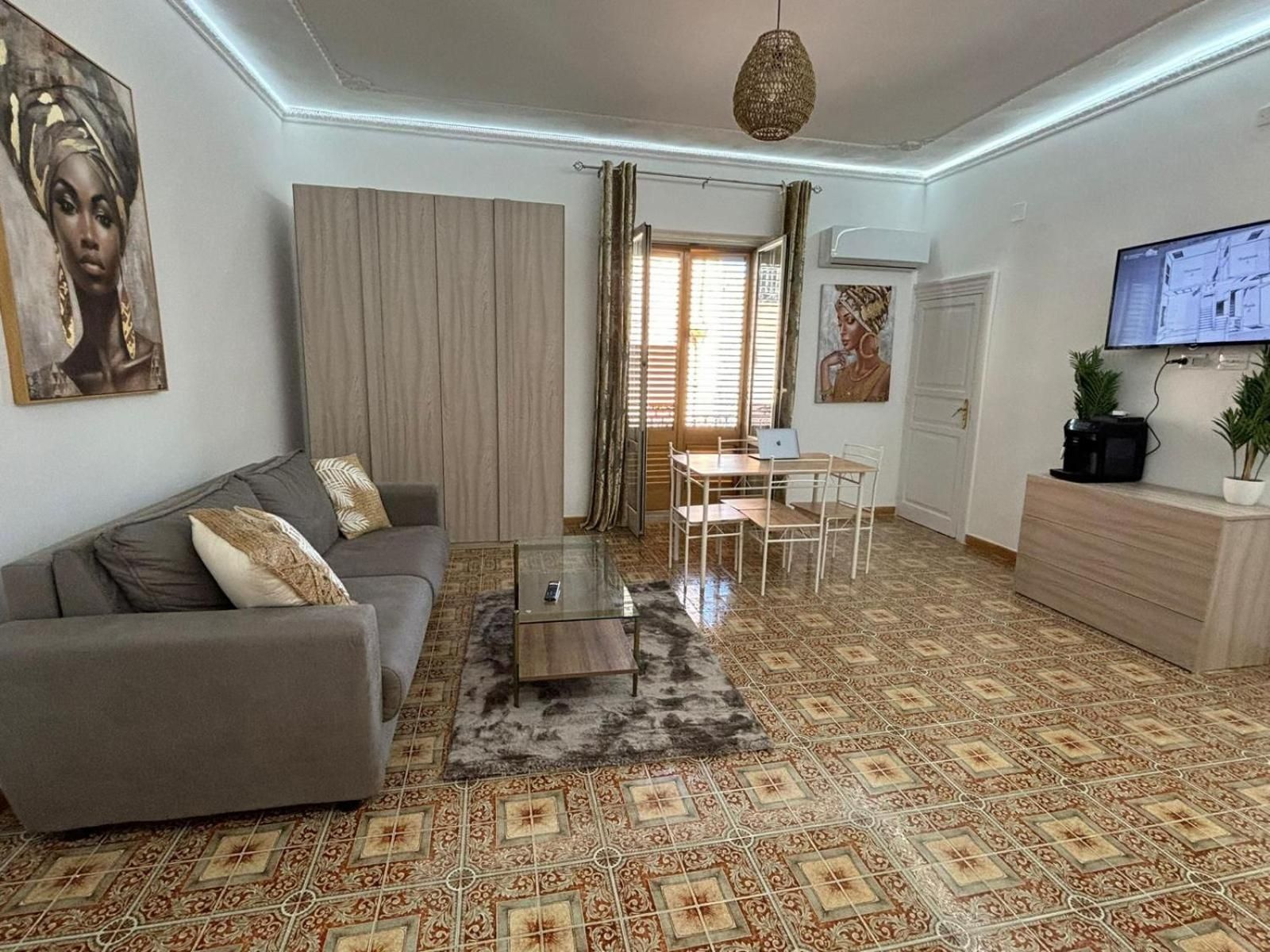Family Room with Shared Bathroom