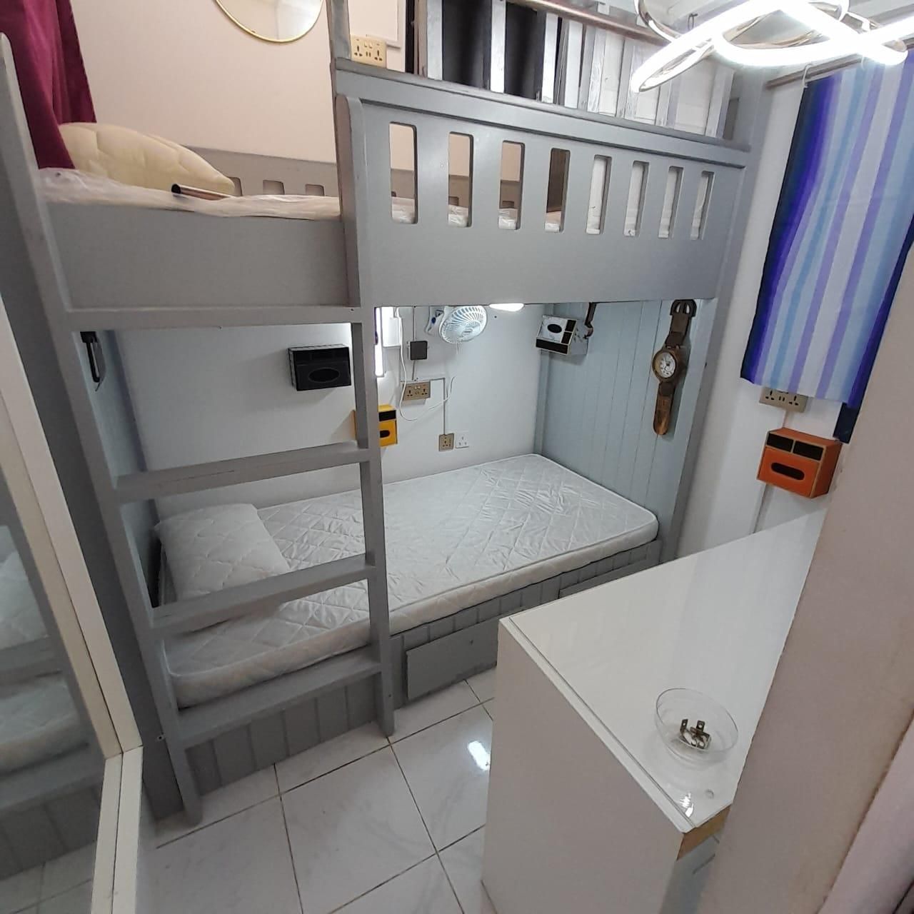 Co.Living Hostel Dubai - near Gold Souq Metro Private 2-Bed Dormitory Room 2