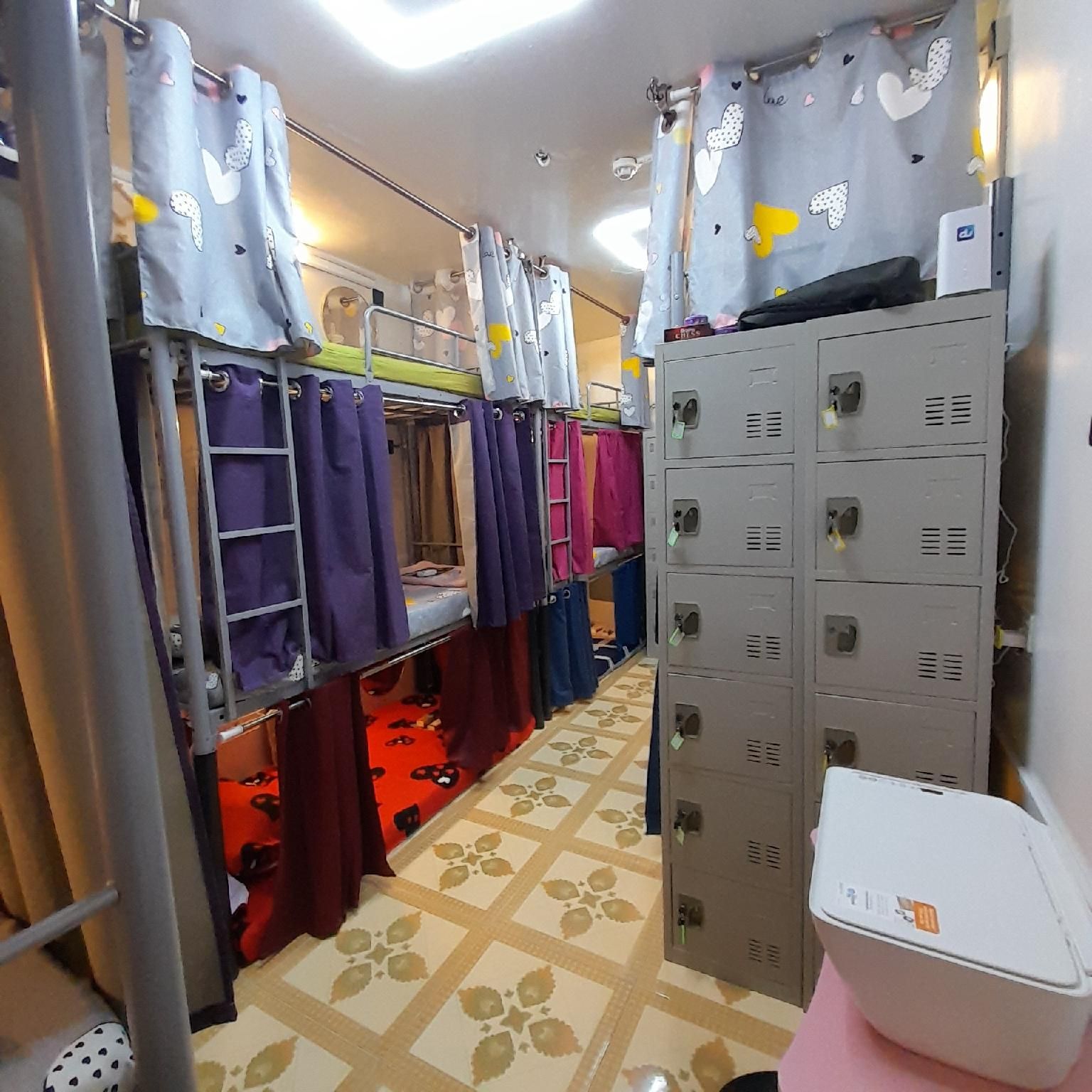 Male Dormitory Room for 12 - Single Bunk Bed