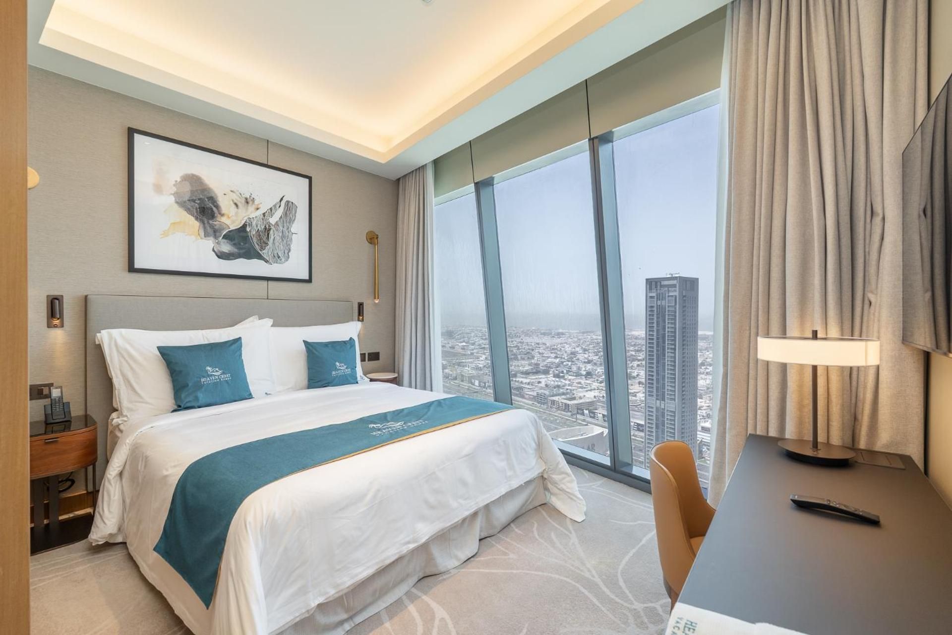 Deluxe One-Bedroom Apartment with City View