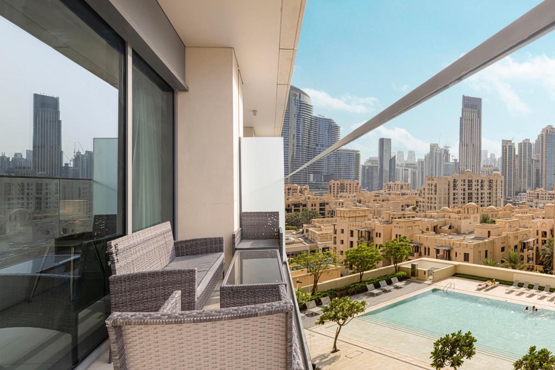 Two-Bedroom Apartment with Balcony