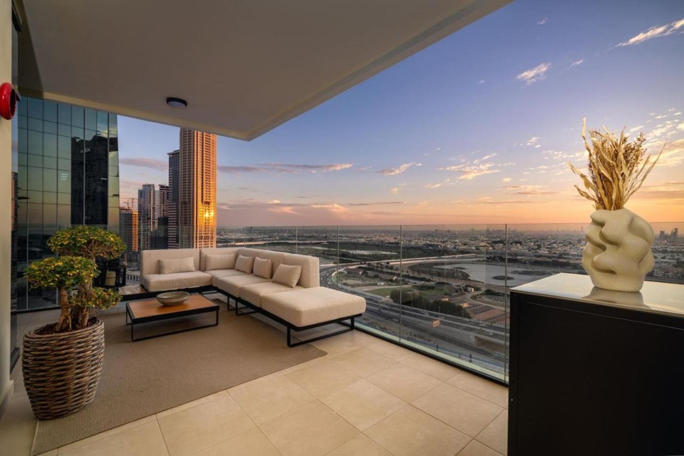 Three-Bedroom Apartment with Balcony