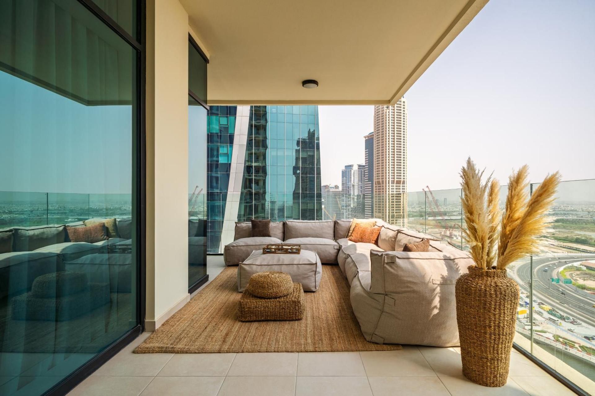 Three-Bedroom Premium Apartment with Balcony