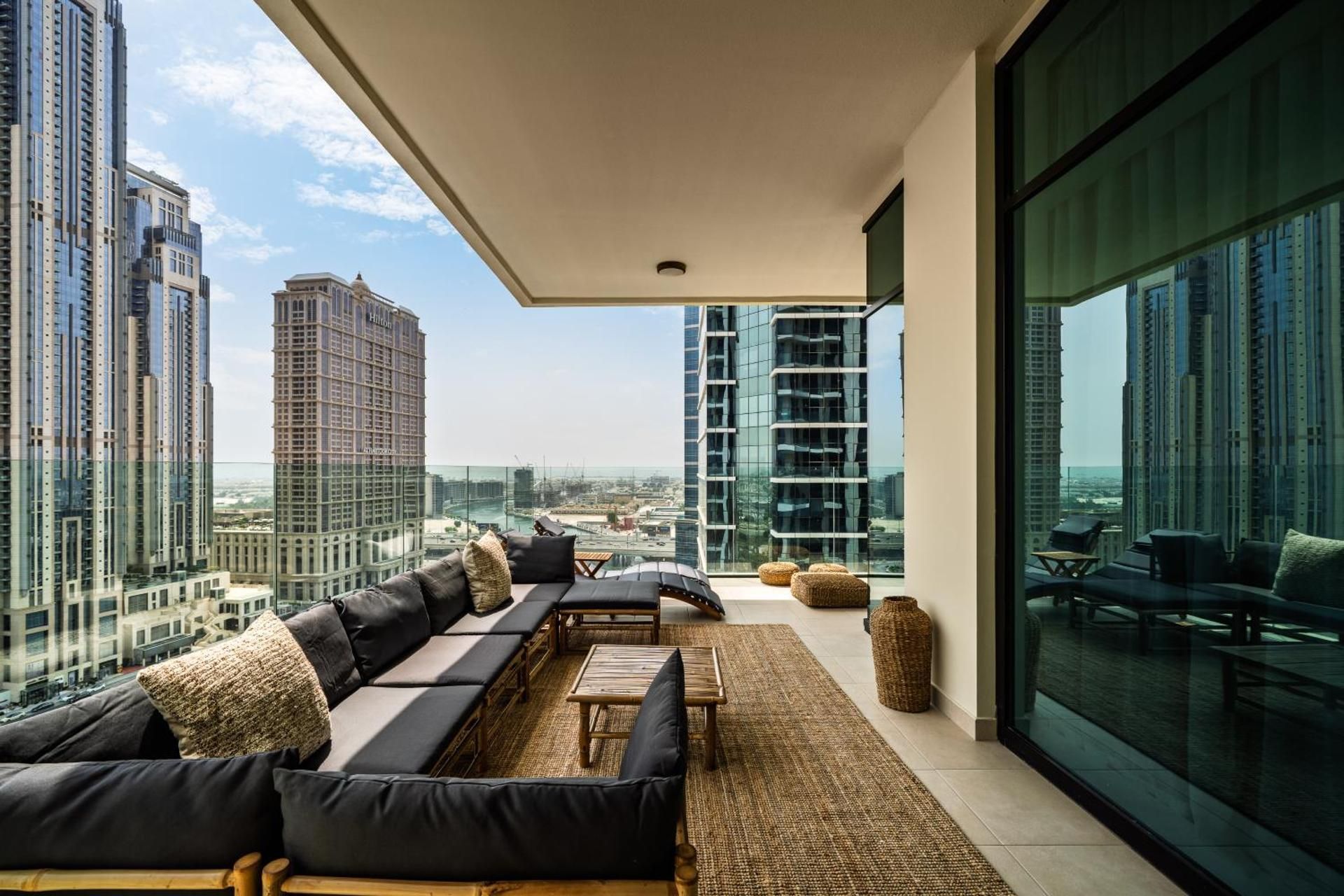 Three-Bedroom Apartment with Water View