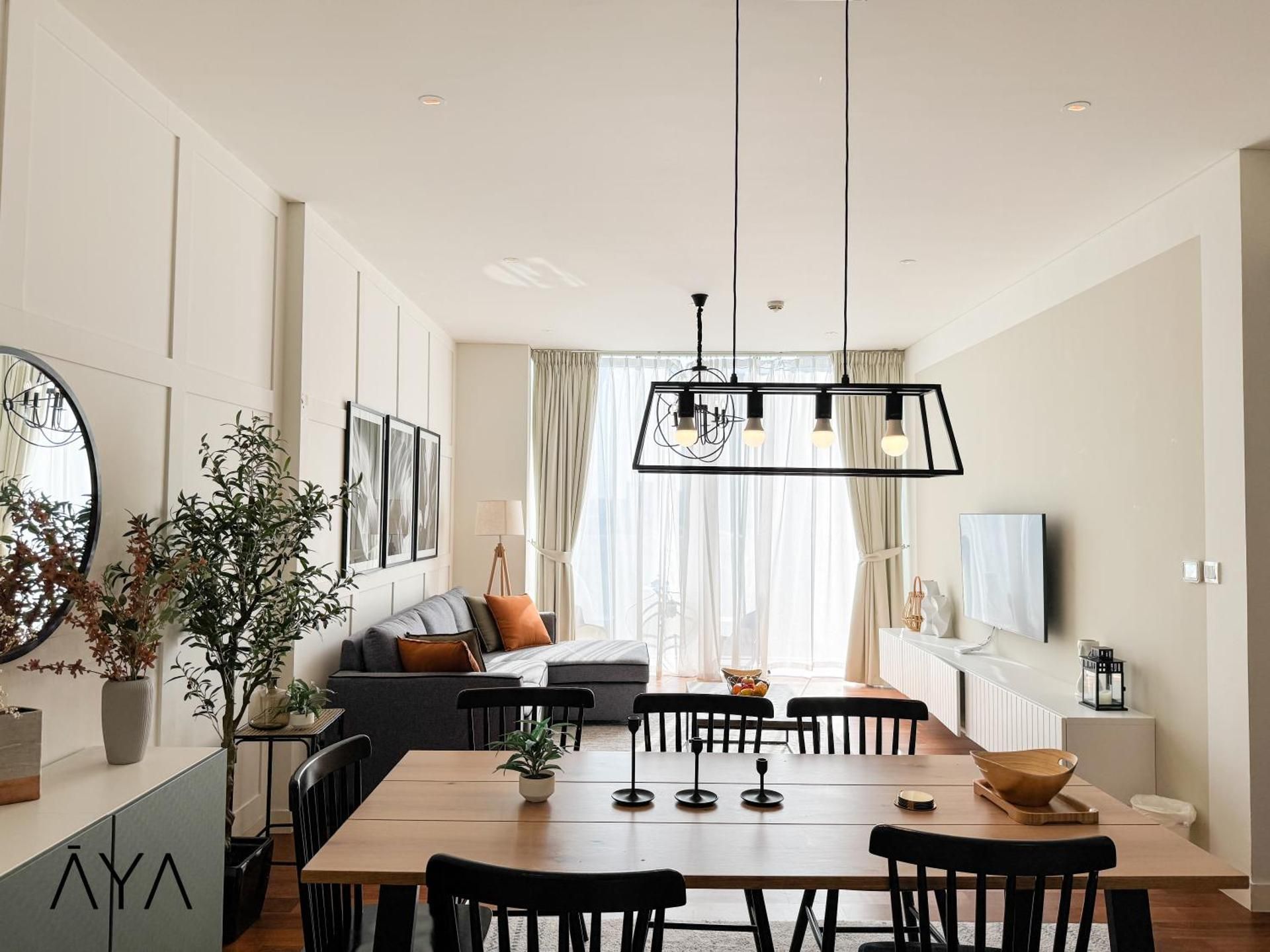 Luxury Apartment with Pool, Patio & Gym in City Walk By AYA Boutique