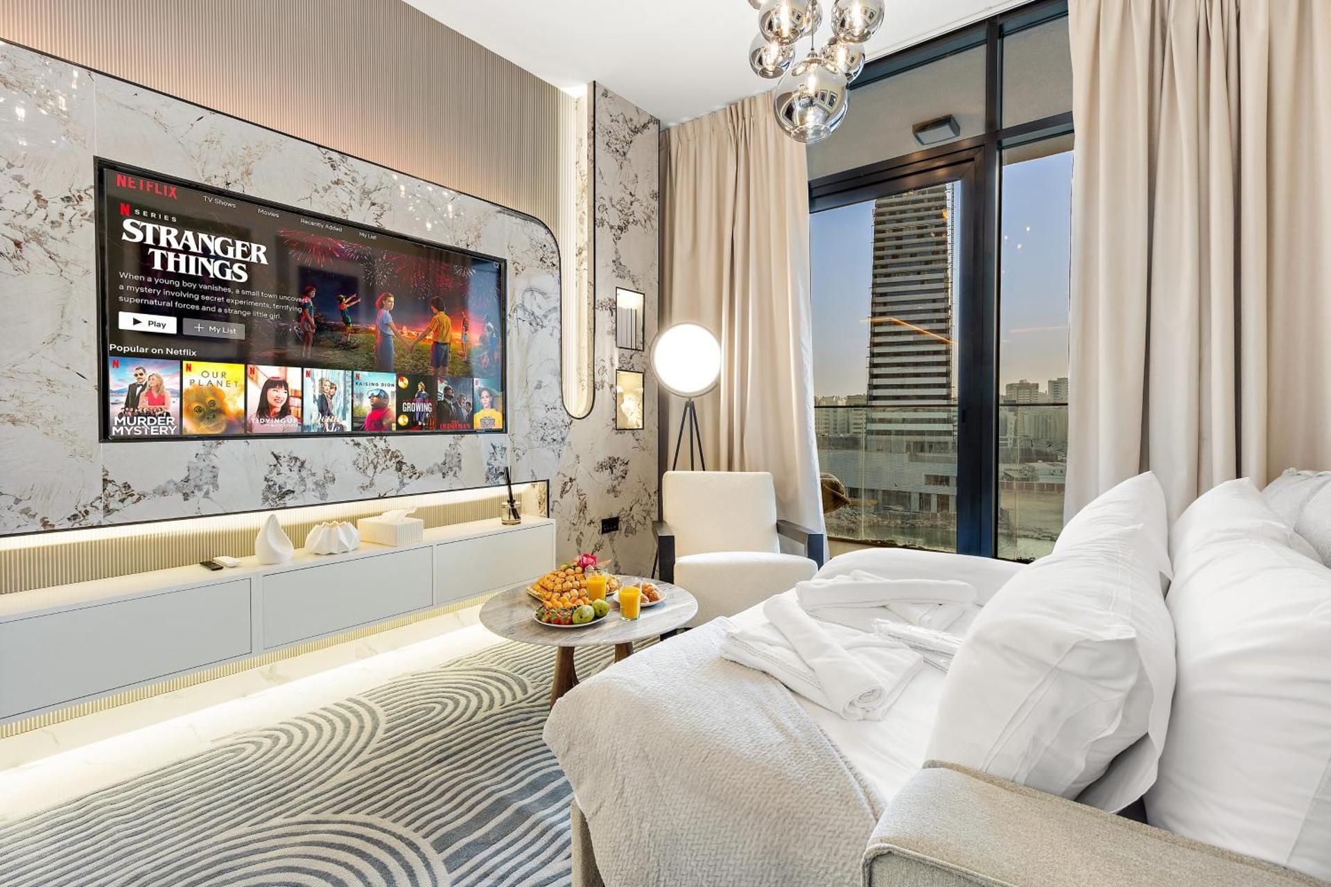 Three-Bedroom Premium Apartment with Balcony