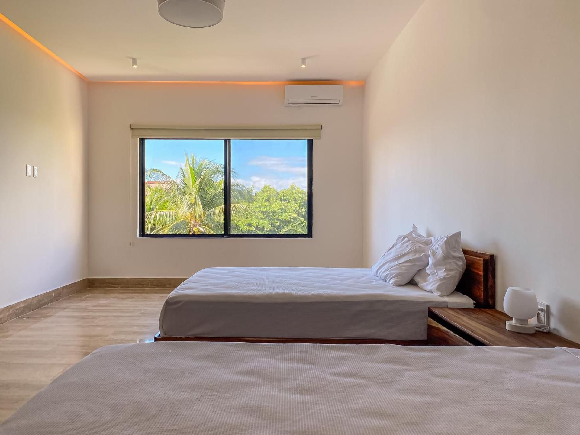 Deluxe Two-Bedroom Apartment with Garden View
