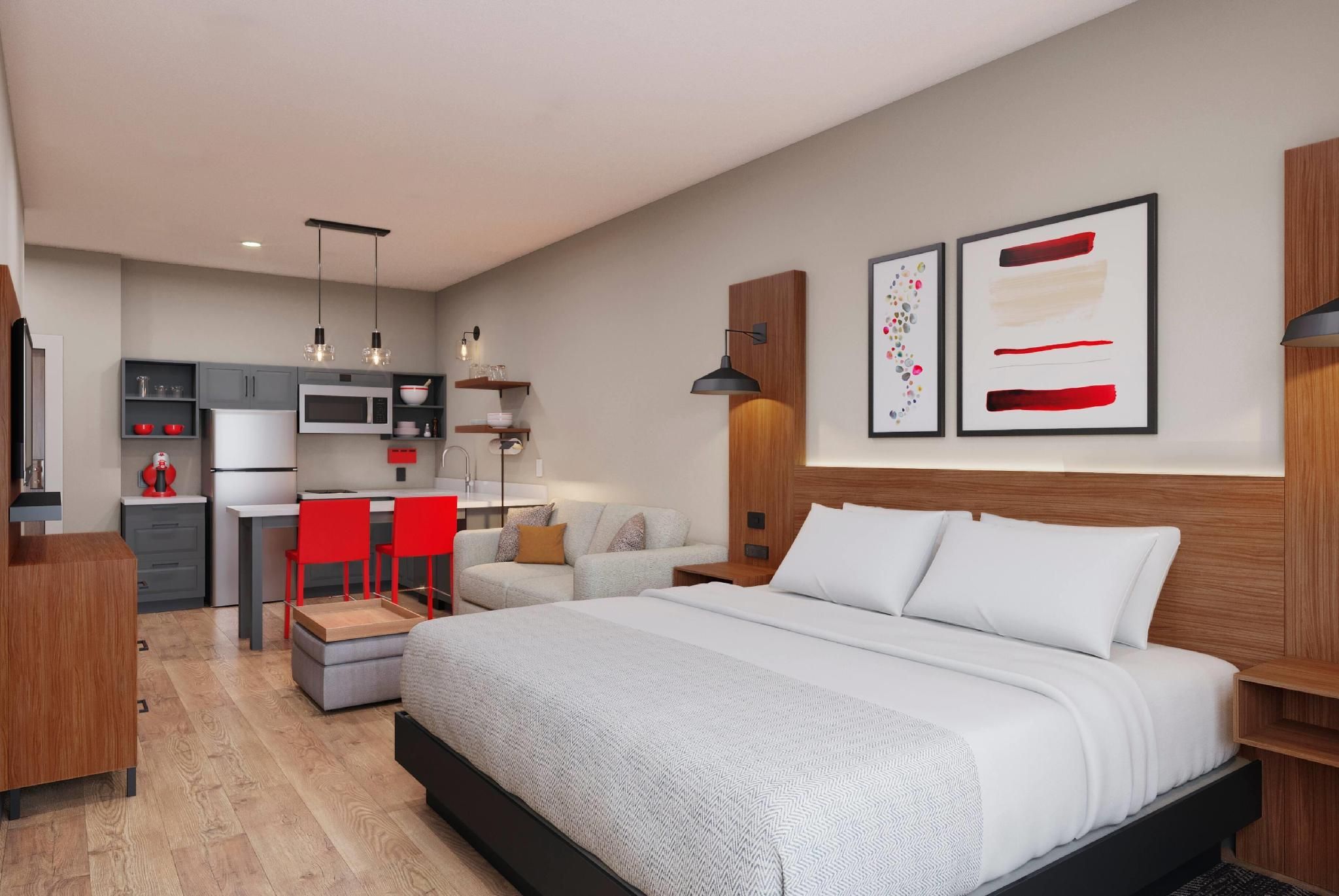 1 King Bed, Studio, Non-Smoking