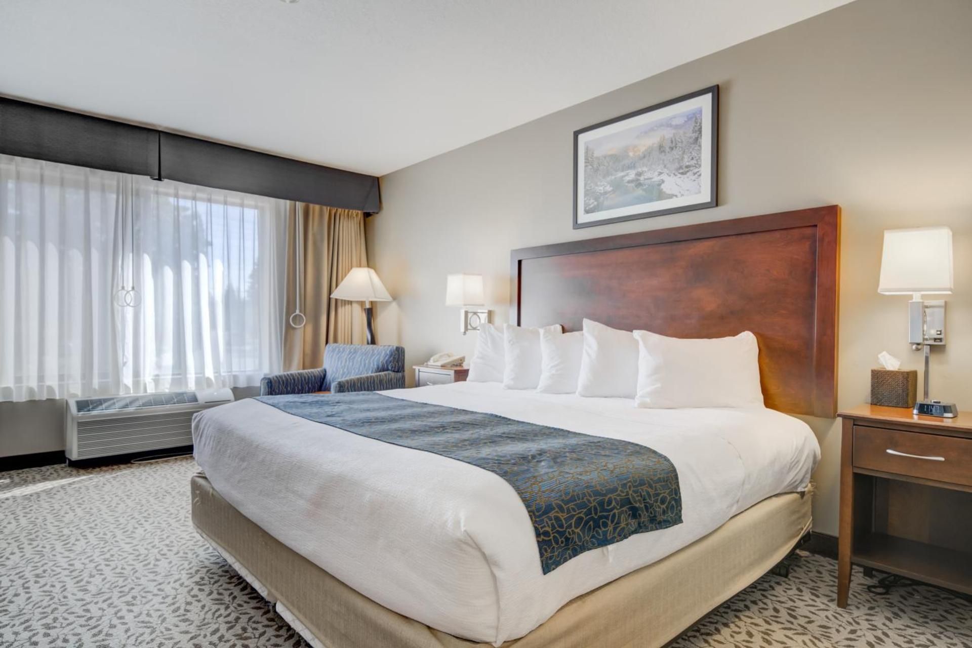 King Room with Roll-In Shower - Accessible/Non-Smoking