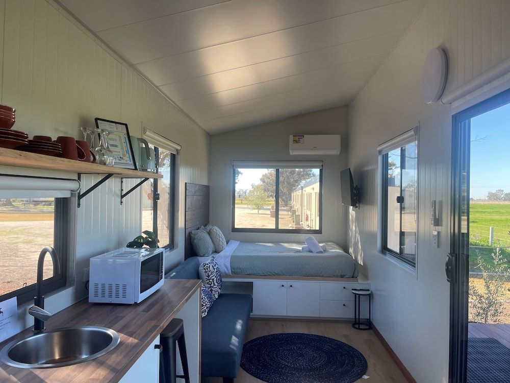 Studio, Balcony, Garden View