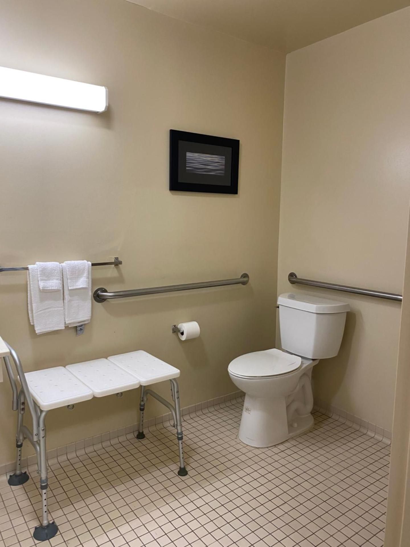 Suburban Studios Auburn Hills - Detroit Efficiency Queen Room with Roll-In Shower - Disability Access/Non Smoking/Pet Friendly 3