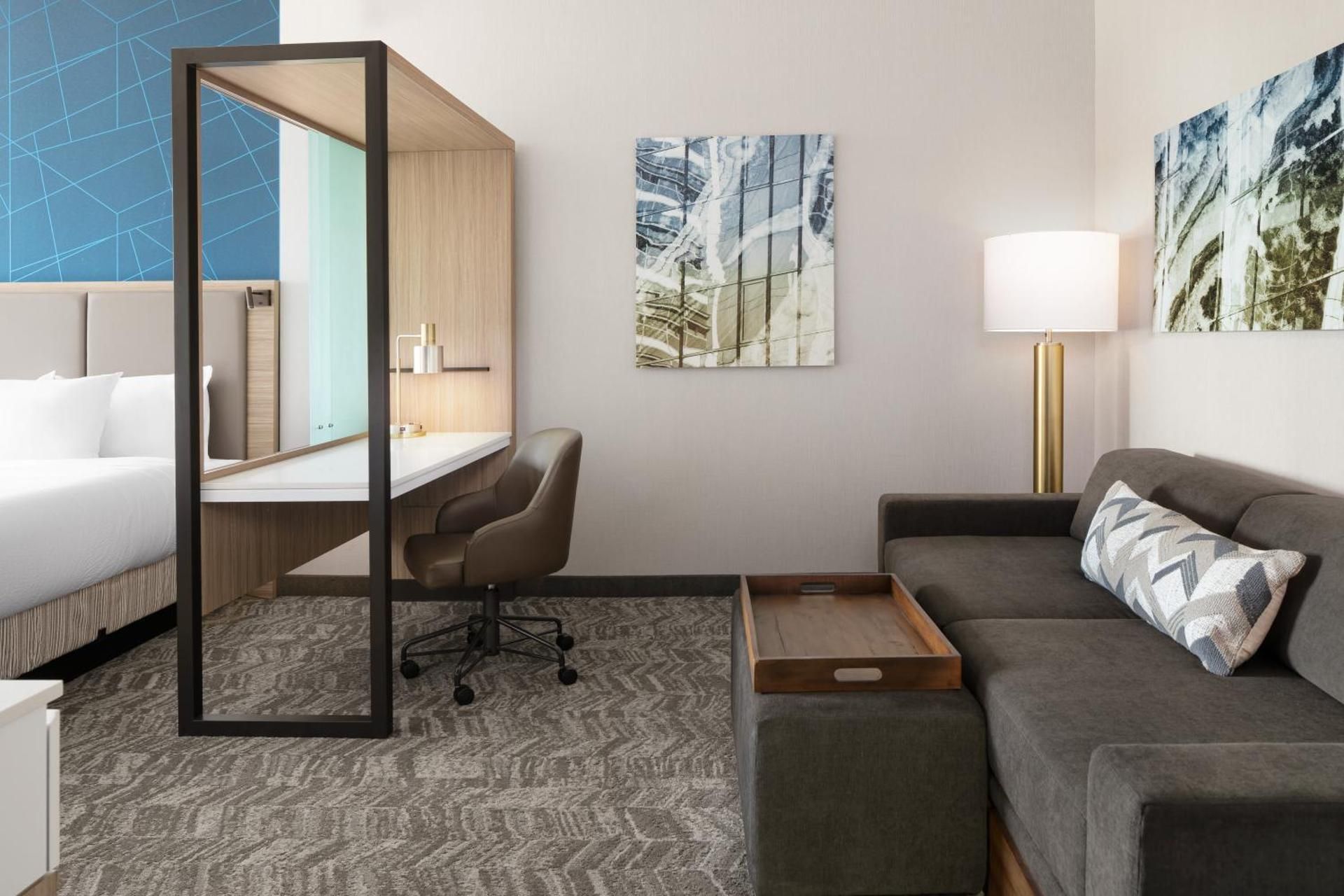 SpringHill Suites by Marriott Raleigh Garner King Suite with Roll-In Shower - Mobility and Hearing Accessible 2