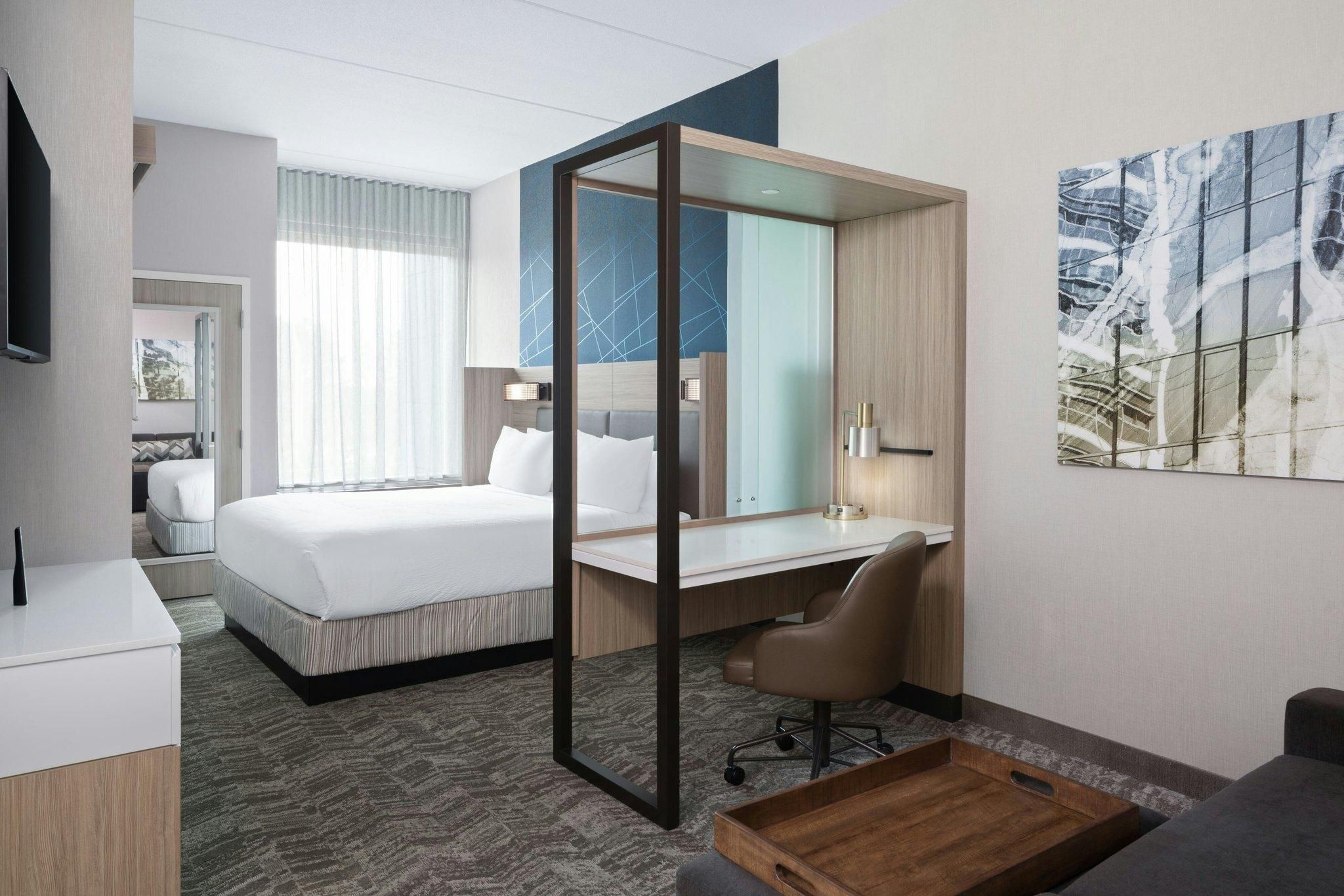 SpringHill Suites by Marriott Raleigh Garner Suite, 1 King, Trundle bed