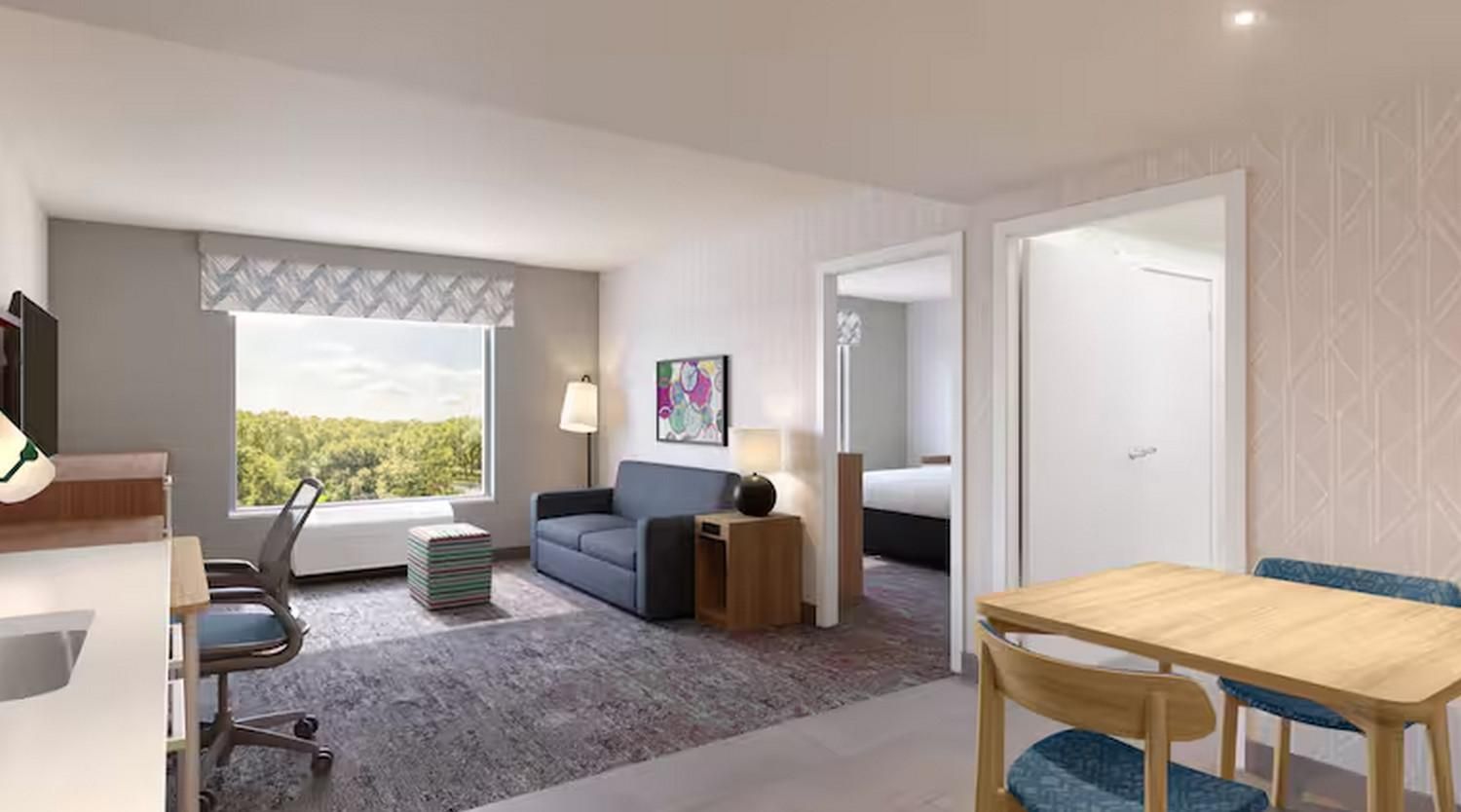 2 Queen Beds Hearing Accessible Studio Suite