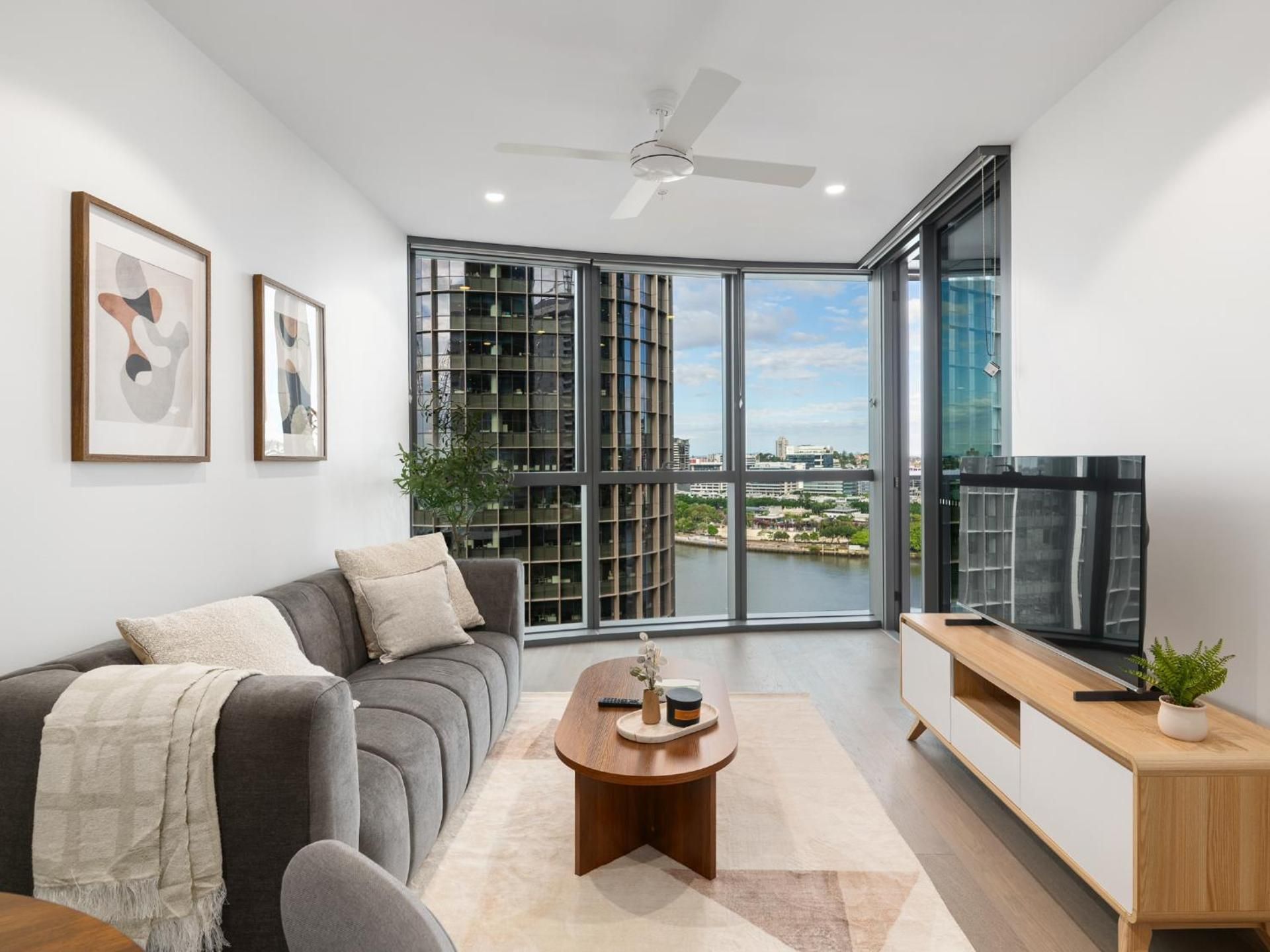 One-Bedroom Apartment with River View