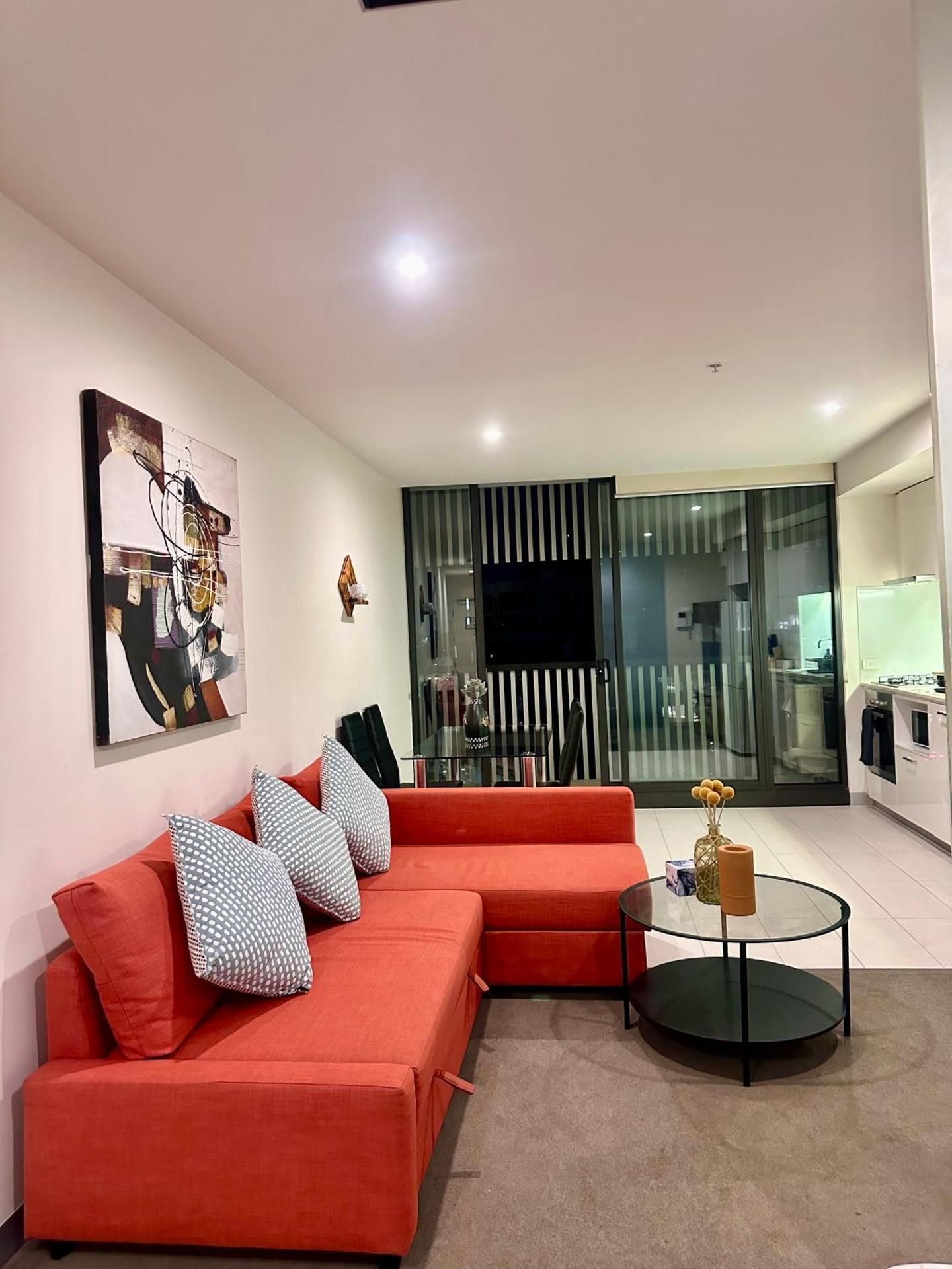 One-Bedroom Apartment with Balcony and City View