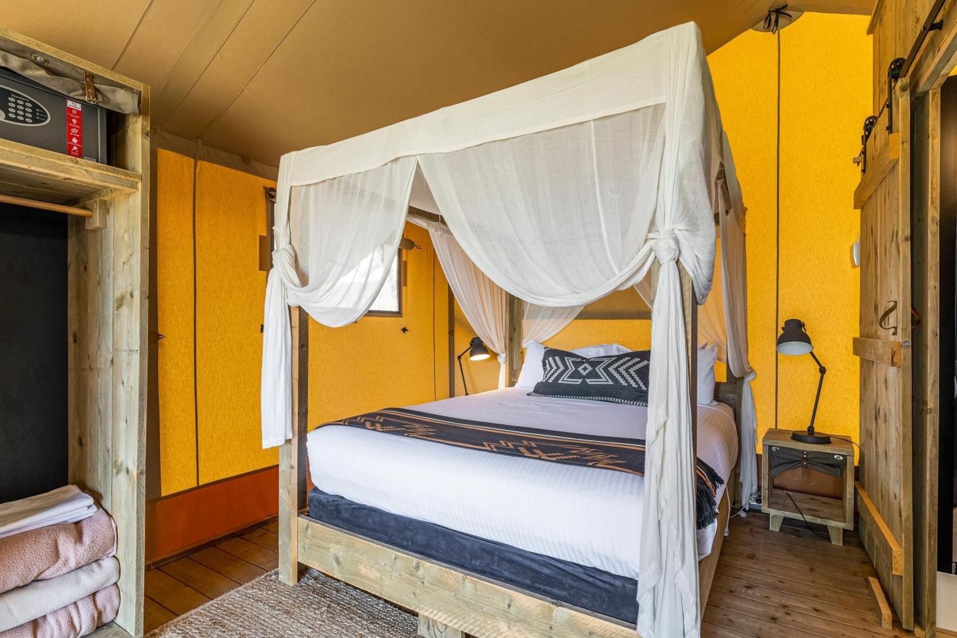 Glamping Miners Tent Open Plan 4 Berth