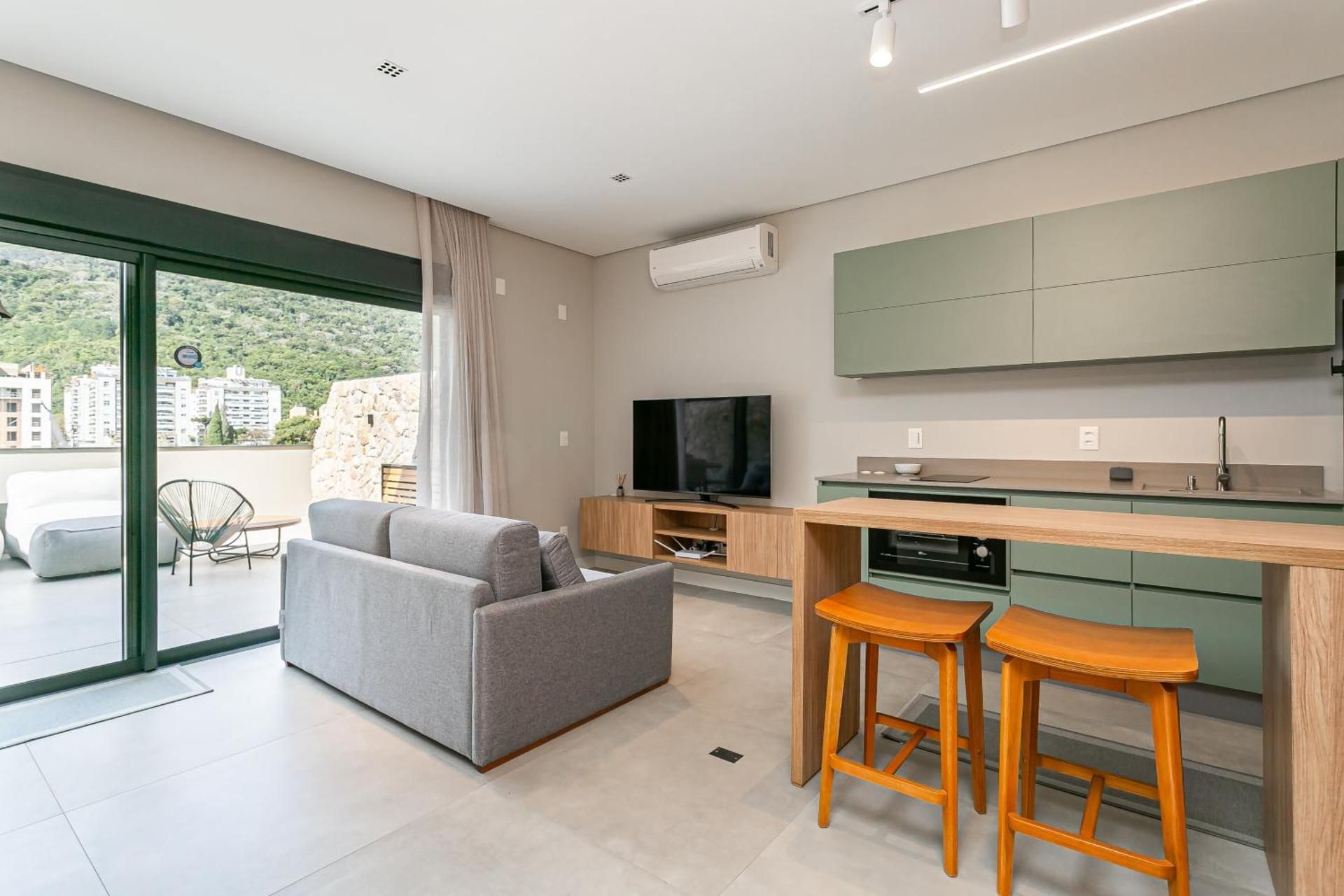Studio with Balcony