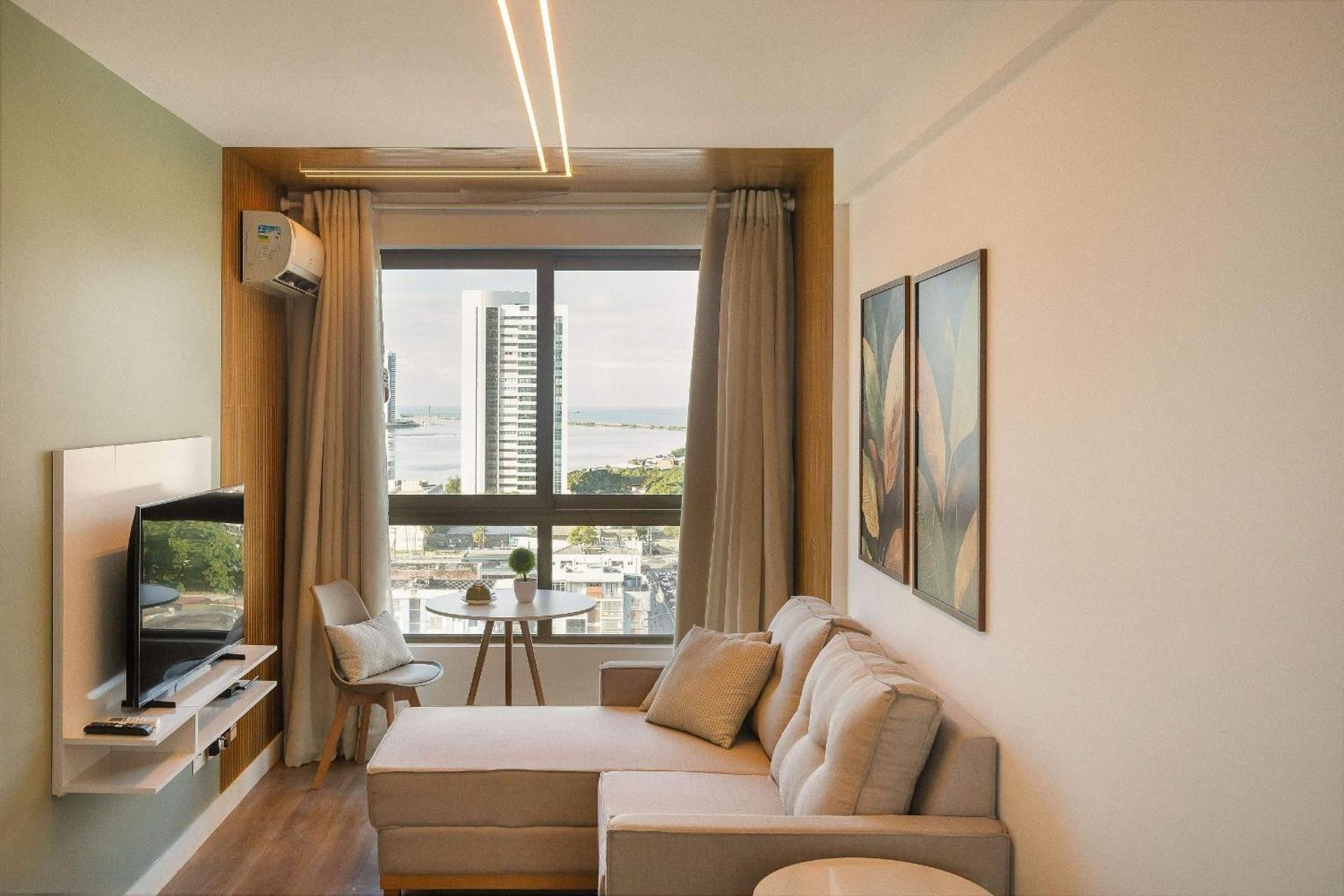 Deluxe One-Bedroom Apartment with City View