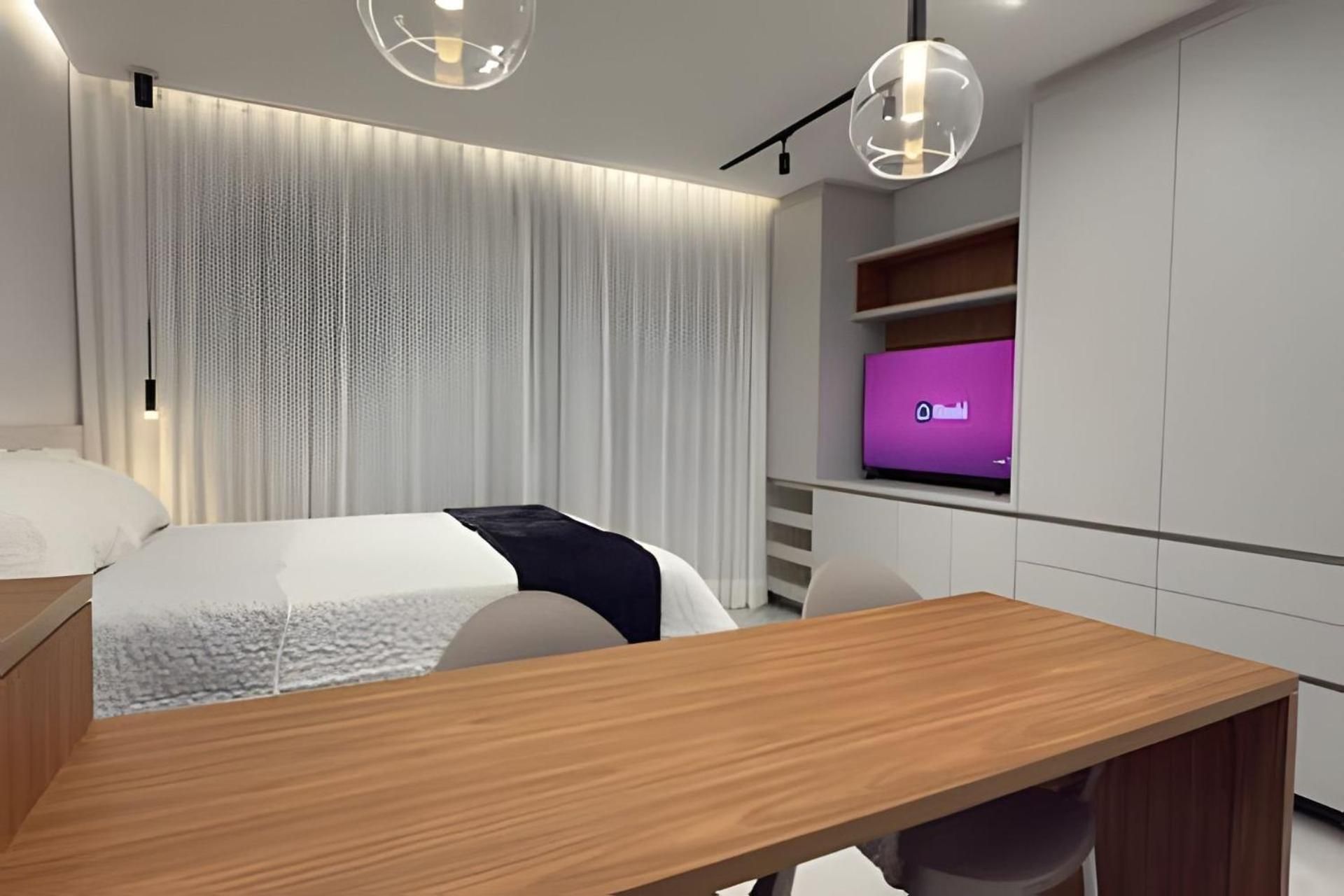 Studio Apartment with One Double Bed