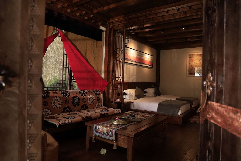 Sangzhu Kangzhu Luxury Residence Classic Twin Room, Courtyard View 2