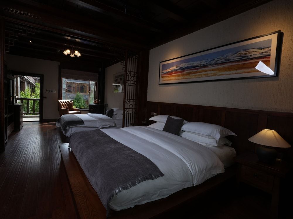 Sangzhu Kangzhu Luxury Residence Family Twin Room, Courtyard View 4
