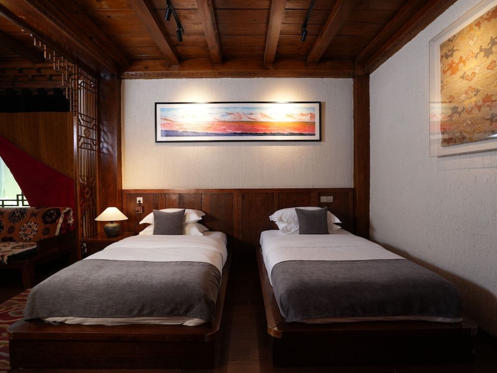 Sangzhu Kangzhu Luxury Residence Classic Twin Room, Courtyard View 8