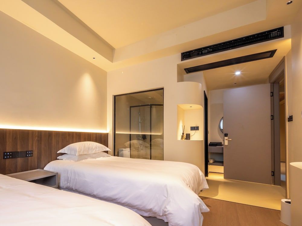 Huangshan Yunman Homestay Basic Double Room, Multiple Beds, Air conditioning, Mountain View 7