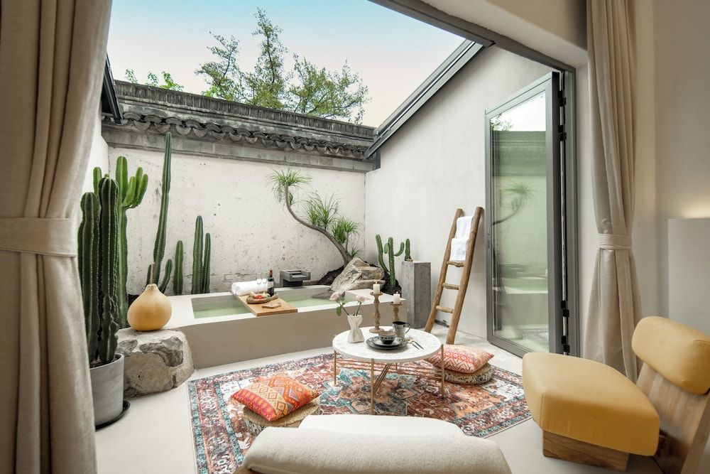 Jiangnanfu Bed and Breakfast Standard Double Room, Courtyard View 3