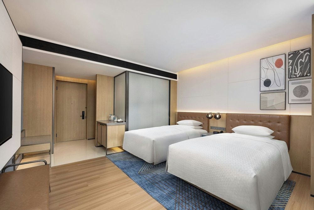 Four Points By Sheraton Tianjin Jiefang Bridge Superior Room, 2 Double Beds, City View