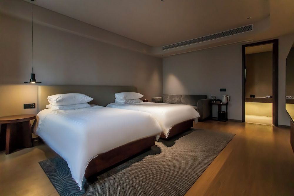 Wu Yi Creekside Homestay Basic Twin Room, Courtyard View 4