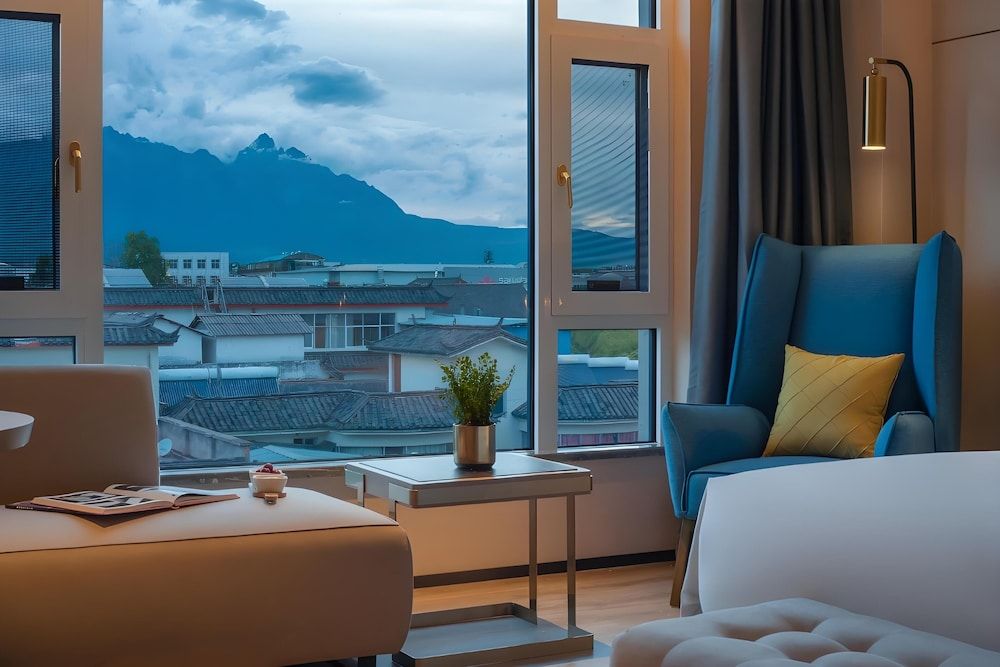 Lijiang Old Town Echarm Plus Hotel Superior Twin Room, City View 5
