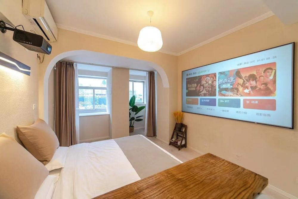 Xihe Light Luxury Self-service Apartment Comfort Double Room 17