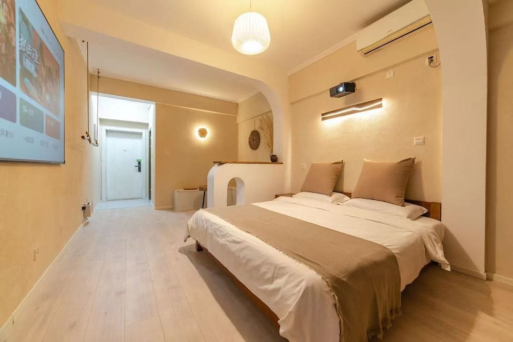 Xihe Light Luxury Self-service Apartment Comfort Double Room 16