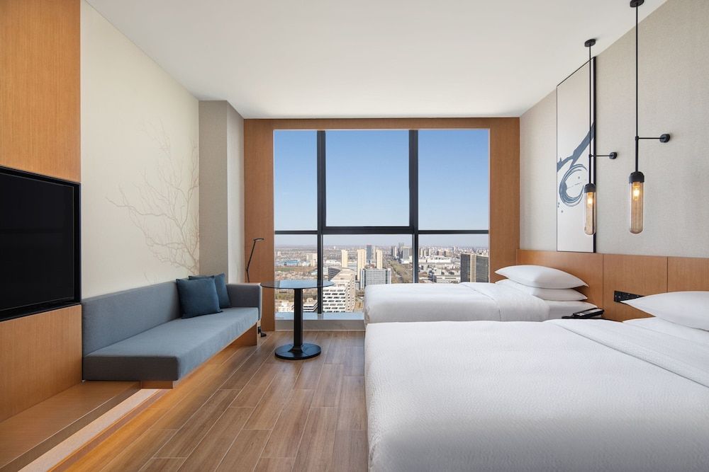 Standard Room, 2 Double Beds, City View