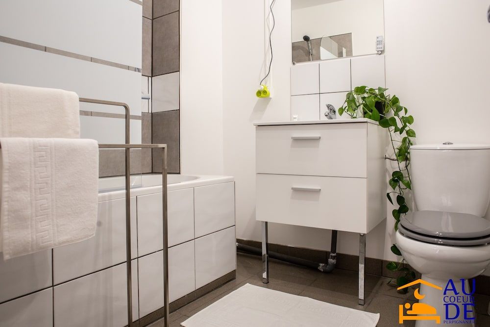 Au Coeur de Perpignan Standard Apartment, 1 Queen Bed with Sofa bed, Non Smoking, Private Bathroom - 1st floor 10